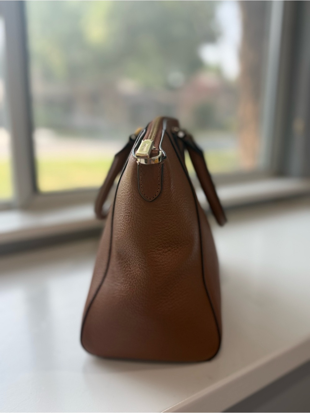 kate spade Brown Pebble Leather Tote - Picture 4 of 10